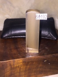 【客製化 高級印鑑】6分方形赤牛角、印章含刻 贈皮袋、南非赤牛角 實物如照 破盤優惠、特價每組：880元，編號6赤192_圖片(1)