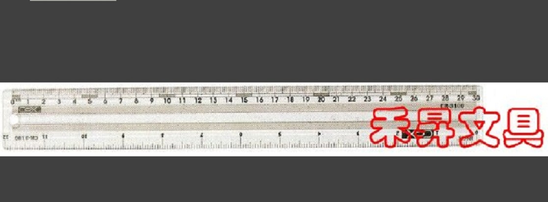 30cm寬板閱讀直尺 COX閱讀尺 CR-3100 中間透明窗設計，方便再閱讀時作引導、特價每支11元 - 20180627155008-85975792.jpg(圖)