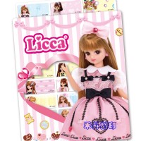 Licca （172） 正版~ 莉卡娃娃 姓名貼紙 尺寸：2.2*0.9cm 300張、贈送收納夾、每份特價：110元_圖片(1)