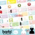 全台灣-BOOTO 啵兔、姓名貼紙、2.2X0.9cm、正版授權、小朋友最愛卡通、賣場任選2份免運費、送收納夾、特價每份：120_圖