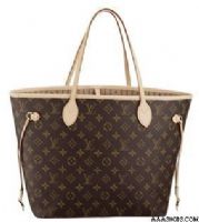 ＬＶ Monogran Neverfull MM 縮口肩背購物包(中)附購買證明 Ｍ40156_圖片(1)