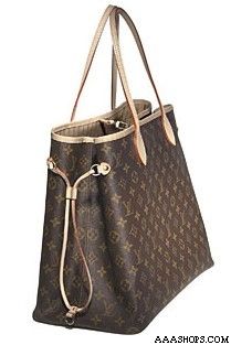 ＬＶ Monogran Neverfull MM 縮口肩背購物包(中)附購買證明 Ｍ40156 - 20100129172536_757386312.jpg(圖)