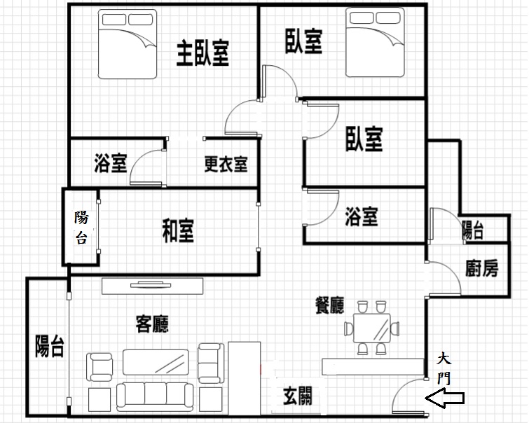 ＊～桃園區　保羅街~~後站陽明公園四房車華廈==７２坪、百萬裝潢、近桃園火車站～＊ - 20170905200730-760420450.jpg(圖)