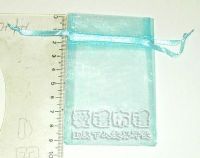 紗袋店,水藍色雪紗袋6x9cm @1包20個@1個1.3元 _圖片(1)