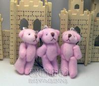 婚禮小物,5公分單色裸熊(粉色)1支9元_圖片(1)