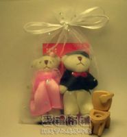 紗袋店,白色鑽點雪紗袋10x15cm @1包20個@1個2.5元_圖片(1)