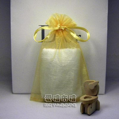 紗袋店，淡金色雪紗袋10x15cm @1包20個@1個2.2元 - 20100903223418_525512937.jpg(圖)
