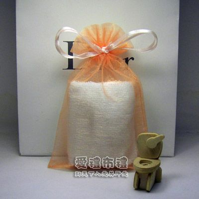 婚禮小物,粉橘色雪紗袋10x15cm @1包20個@1個2.2元 - 20100904115557_573451421.jpg(圖)