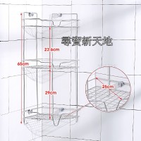 B7*不銹鋼衛浴用品浴室用品沐浴設備掛放二用角落架.收納架棚.置物棚.洗髮精洗髮乳.洗衣精.洗面皂.純高品質保證絕不生鏽_圖片(3)