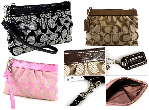 coach批發/小五名牌批發/Coach 2010 秋冬新款 COACH 43434/$2,250/ LOGO抓皺手拿包 五款色系 - 20110319200146_537465593.jpg(圖)