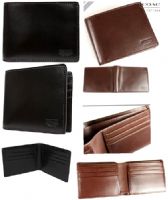 coach批發/小五名牌批發/Coach 2010 秋冬新款 COACH FS4656/$3,200/ 真皮皮革 簡單素面款 男用短夾/皮夾 兩款色系_圖片(1)
