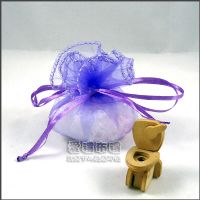 婚禮小物,淡紫色素色圓形紗袋 D23cm~1個1.6元起_圖片(1)