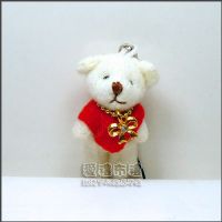 【喜購網婚禮小物】3.5公分蝶鍊熊1支10元起(紅色)_圖片(1)
