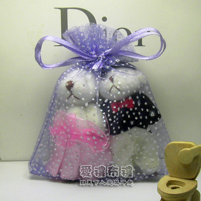婚禮小物---淡紫色雪點紗袋10x12cm~1個2.1元起 - 20120810145835_582234890.jpg(圖)