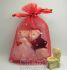台北市-婚禮小物---大紅色鑽點雪紗袋10x15cm~1個2元起_圖