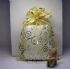 台北市- 婚禮小物---淡金色勾藤蔓燙金雪紗袋12x17cm~1個2.4元起_圖