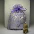台北市- 婚禮小物---淡紫色勾藤蔓燙金雪紗袋12x17cm~1個2.4元起_圖