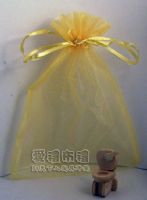  婚禮小物---淡金色紗袋15x20cm~1個2.6元起_圖片(1)
