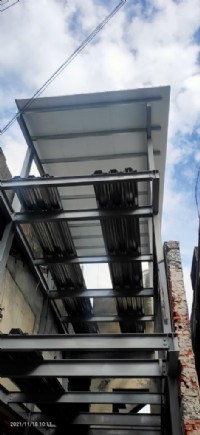 電動鐵捲門馬達遙控器,居家雨遮,夾層,樓承鋼板,鐵製樓梯,室內裝置鐵件,玻璃自動門,水塔架_圖片(3)