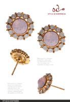 SD公館精緻飾品低調奢華-華麗公主圓水晶耳環  9-E-011_圖片(1)