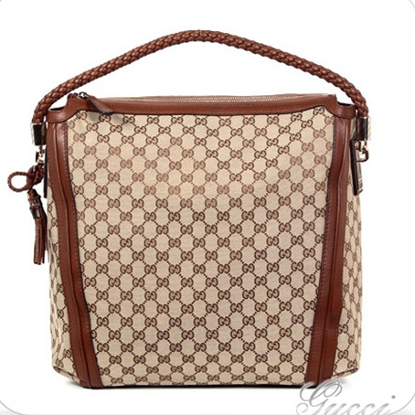 GUCCI-新款Cuir Large系列皮格編織蝴裝飾HOBO包-焦糖色 269947 - 20130227141048_902660561.jpg(圖)