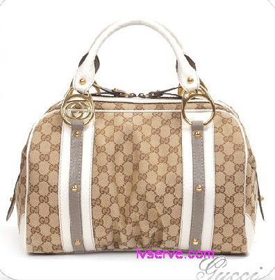 GUCCI-春夏最新款波士頓包(中)-白色 - 20130227151726_906634713.jpg(圖)