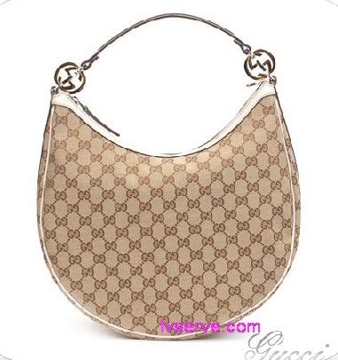 GUCCI-10'春夏最新款彎月單把肩背包-白色 - 20130227153428_907645222.jpg(圖)