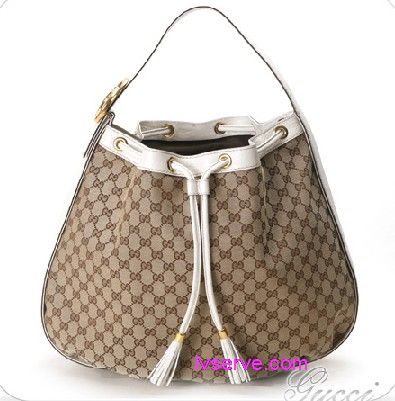 GUCCI-10'春夏'interlocking icon'肩背手提包(中)-白色 - 20130227155827_909092110.jpg(圖)