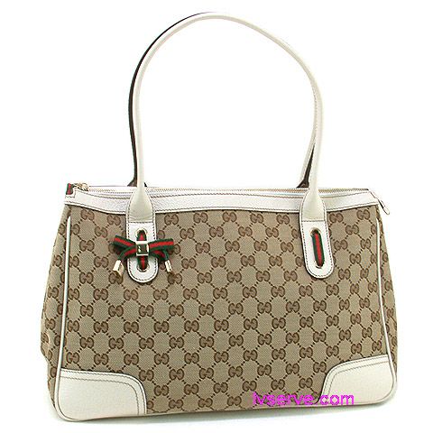 GUCCI Princy 綠紅綠蝴蝶結肩背空姐包 - 20130227160756_909671290.jpg(圖)