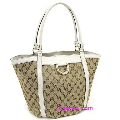 GUCCI 09早春款-D Gold系列白色肩背菜籃包 - 20130227180746_916935756.jpg(圖)