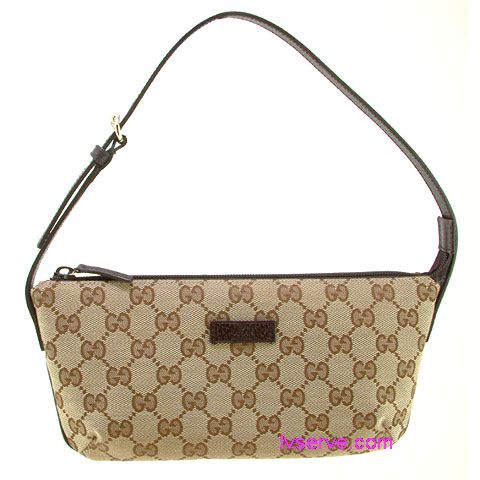 GUCCI 咖啡色經典雙G肩背拉鍊晚宴化妝包 - 20130227190428_920471830.jpg(圖)