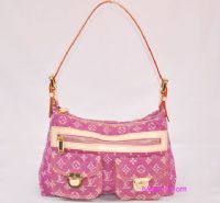 Louis Vuitton 女包單肩包LV的包牛仔布單肩女包M95212 紅色_圖片(1)