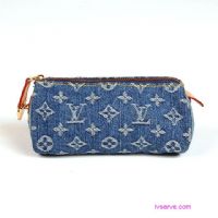Louis Vuitton M95081，LV的牛仔系列多功能手拿化妝包_圖片(1)