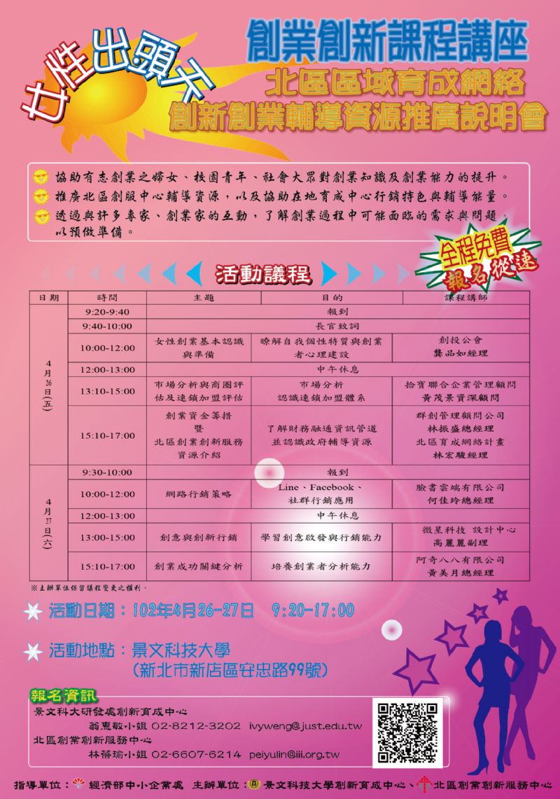 女性出頭天--創業創新課程講座 - 20130415102910_993124020.jpg(圖)
