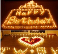 LED電子蠟燭多種造型示意思圖！DIY求婚設計圖，未婚用品_圖片(2)