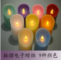 LED摇摆蠟燭,闪动跳动火苗,晃动LED電子蠟燭,新產品蠟燭，節日裝飾燈_圖片(3)