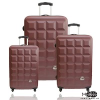 Justbeetle愛上巧克力系列ABS輕硬殼行李箱/旅行箱/拉桿箱/登機箱三件組_圖片(1)