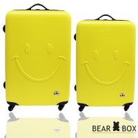 bear box一見你就笑ABS輕硬殼行李箱旅行箱登機箱拉桿箱2件組28+24_圖片(1)