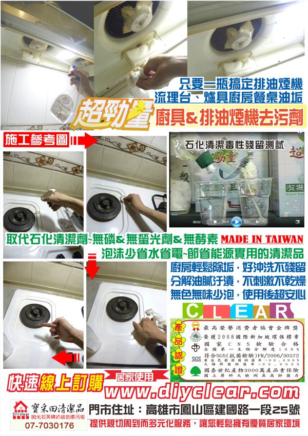 超勁量-廚房油污清潔~料無色無味不刺激.除油解膩超安心 - 20131225132420-337998776.jpg(圖)