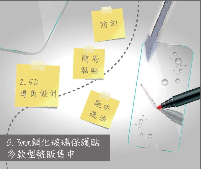 Casmart智慧行動周邊精品-鋼化玻璃保護膜超值優惠販售中! - 20150106170759-535525886.jpg(圖)
