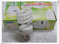 《超低價的螺旋燈泡一顆只需$47》KOTAS螺旋省電燈泡23W E27頭省電燈泡 麗晶燈泡《110V 白光 黃光》_圖片(2)