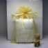 台北市-【愛禮布禮】 婚禮小物: 淡金色雪紗袋12x17cm,1個2.6元,10個26元,訂購單位1為10個_圖