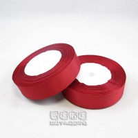 【愛禮布禮】 婚禮小物: 酒紅色,8分素面羅紋帶,1捲25碼/50元_圖片(1)
