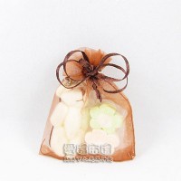 【愛禮布禮】 婚禮小物: .古銅色雪紗袋7x9cm~1個1.5元,10個15元,訂購單位1為10個_圖片(1)