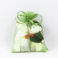 【愛禮布禮】 婚禮小物: 橄欖綠色雪紗袋9x12cm,1個1.8元,10個18元,訂購單位1為10個_圖片(1)