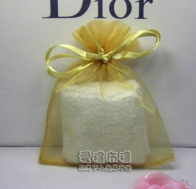 【愛禮布禮】 婚禮小物: 淡金色雪紗袋8x10cm,1個1.7元,10個17元,訂購單位1為10個 - 20140815134825-81833822.jpg(圖)