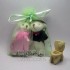 台北市-【愛禮布禮】 婚禮小物: 粉綠色鑽點紗袋10x12cm,1個1.9元,10個19元_圖