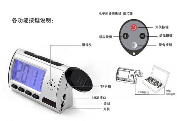 鬧鍾針孔攝像機 - 20140924162459-547267928.jpg(圖)