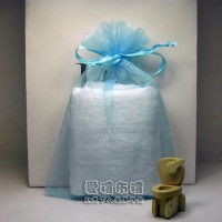 【愛禮布禮】婚禮小物：水藍色紗袋15x20cm,1個3.0元,10個30元_圖片(1)