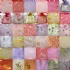 台北市-【愛禮布禮】婚禮小物：混色混花樣燙金紗袋7x9cm,1個1.6元,10個16元,訂購單位1為10個.隨機出貨_圖
